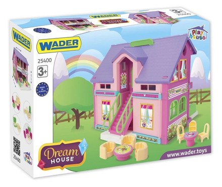 Домик Wader кукольный двухэтажный (25400)