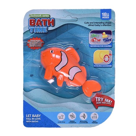 Игрушка детская Bathtime для ванной рыбка заводная оранжевая (YS1378-A1)