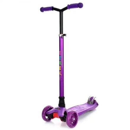 Самокат iTrike Maxi детский фиолетовый 3-колесный (JR3-060-22-V)