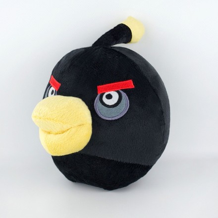 М'яка іграшка Weber Toys Angry Birds Птах Бомб велика 28см (WT608)