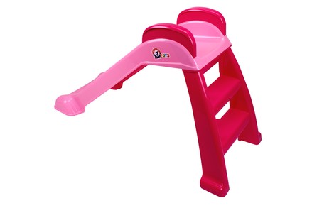 Горка ТехноК детская для бассейна и песочницы розовая (TH8041)