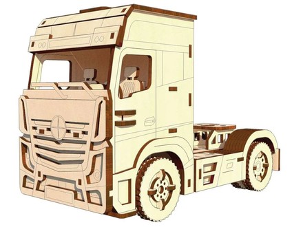 3D Пазли PAZLY дерев'яний конструктор Вантажівка 148 дет (OPZ-010)