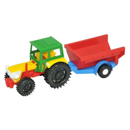 Іграшка Tigres трактор з причепом в коробці (39009)