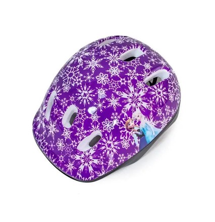 Шлем защитный FROZEN снежинки фиолетовый (1504068107)