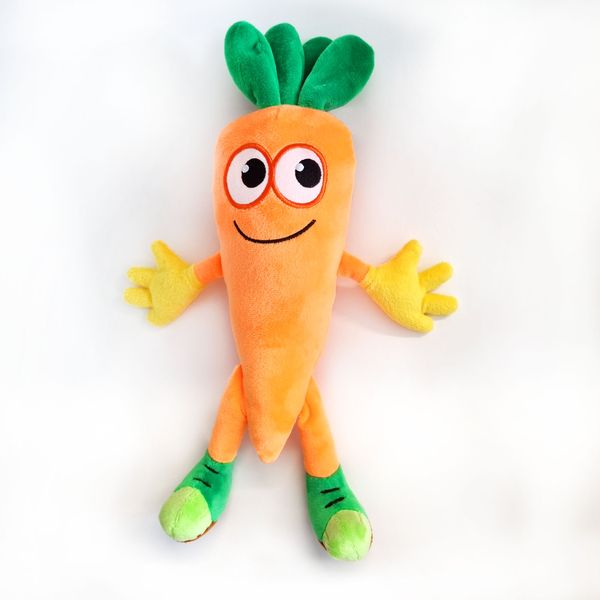 м'яка іграшка морквинка помаранчева, індивідуальна розробка