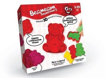 Набор для творчества Danko Toys делаем разноцветный мел Мишка-Озорник (MSH-01-01U)