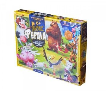 Гра настільна Danko Toys Ферма Люкс велика (укр) (G-FL-01)