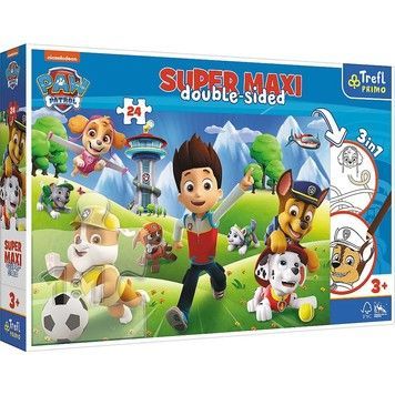 Пазли Trefl SUPER МАХІ Пригоди Весела команда + розмальовка 24 ел (TR41001)