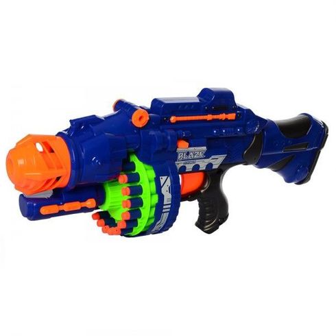 Игрушечный пулемет - бластер Limo Toy с мягкими шарами на батарейках (80531)