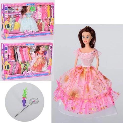 Лялька з вбранням з набором вечірніх суконь 29 см (асорт.) (2268A5-6-WT)