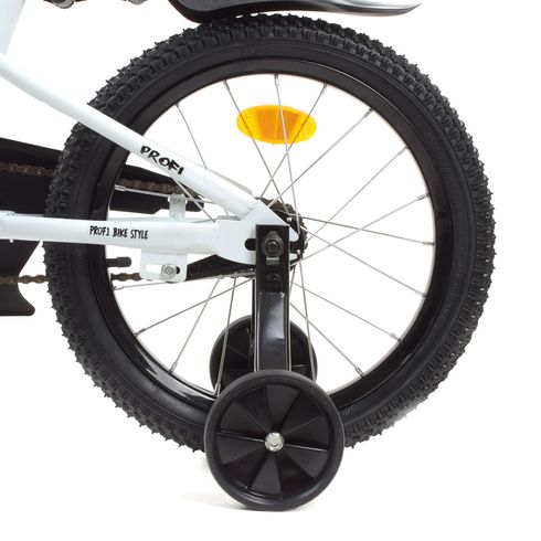 Велосипед двухколесный PROFI Urban SKD75 16" матовый белый со вспомогательными колесами (Y16251-1)