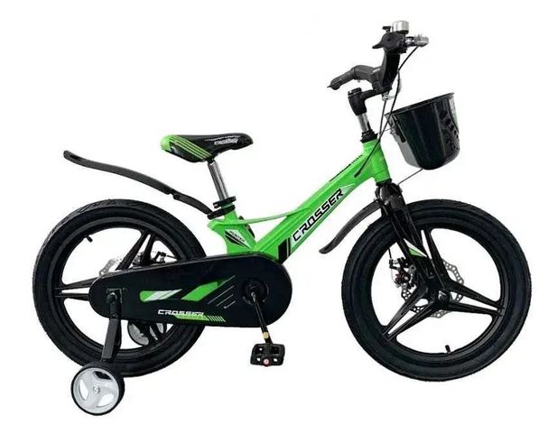Велосипед двухколесный HUNTER Premium 18" магниевый зеленый (HPM18GR)