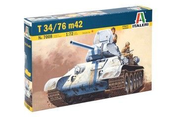 Сборная модель ITALERI 1:72 Танк T-34/76 M42 (IT7008)