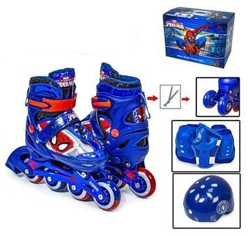 Набор роликовые коньки Scale Sports Marvel Spider Man M (SD-MSP)