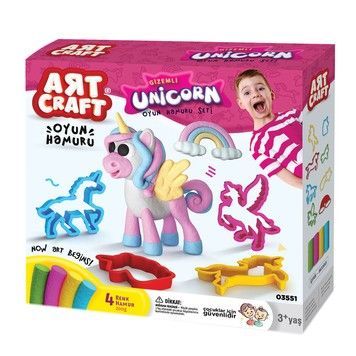 Набір для творчості DEDE Art Craft Тісто для ліплення Єдиноріг (03551)