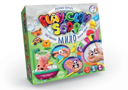 Набор для творчества Danko Toys Пластилиновое мыло своими руками Play Clay Soap панда (PCS-01-02U)