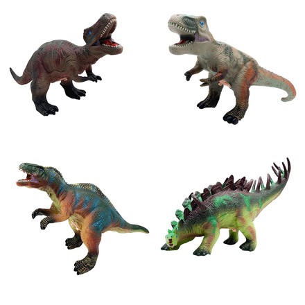 Резиновый динозавр Юрского периода со звуковыми эффектами (ассорт) (Q9899-502A)