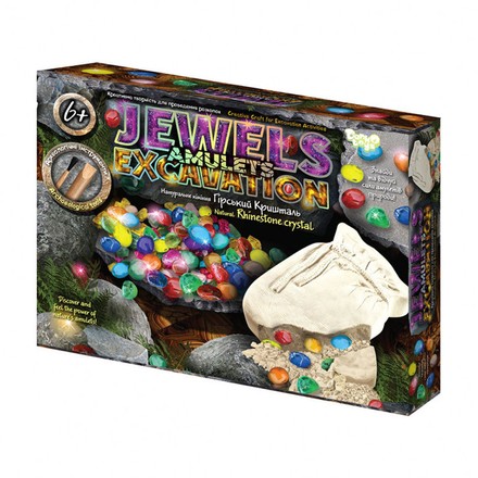 Набор для опытов Danko Toys Jewels Amulets Excavation Археологические раскопки Горный хрусталь (JAEX-01-01)