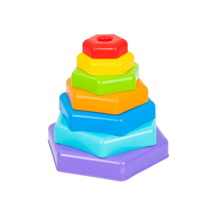 Розвиваюча іграшка Tigres конусна пірамідка веселка (39354)