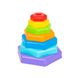 Розвиваюча іграшка Tigres конусна пірамідка веселка (39354)