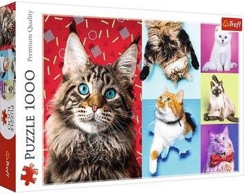 Пазли Trefl Щасливі котики 1000шт. (10591)