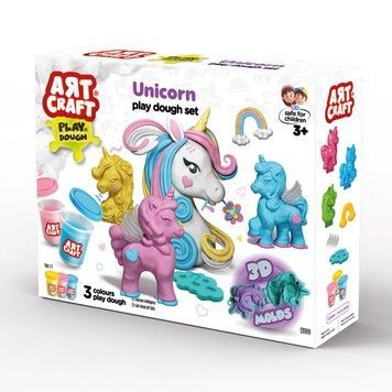 Набір для творчості DEDE Art Craft Тісто для ліплення Єдинороги (03999)