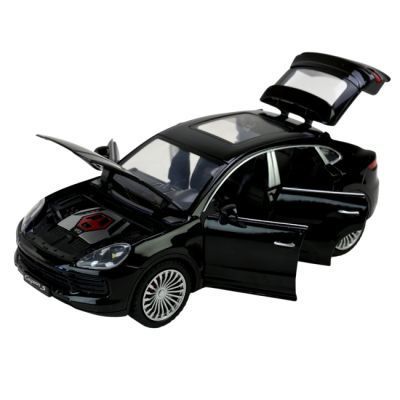 Игрушка Автопром Porsche Cayenne масштаб 1:24 со светло-звуковыми эффектами черный (AP7733BC)