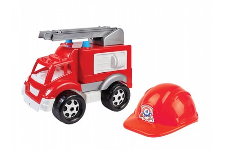 Машинка Технок пожежний автомобіль з каскою пожежника (TH3978)