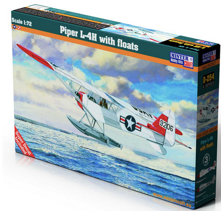 Збірна модель Mister Craft транспортний літак Piper L-4H на пополавках (D-254/042547)