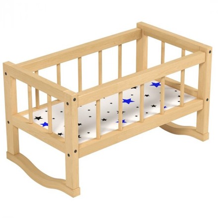 Ліжко-колискова Graisya для ляльки дерев'яне Вінні Пух (ВП-002)