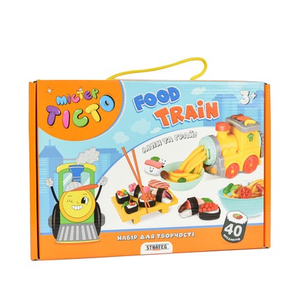 Набор для творчества Strateg Мистер тесто Food Train (41027)