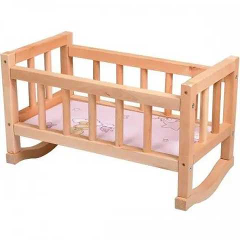 Кроватка для кукол деревянная
