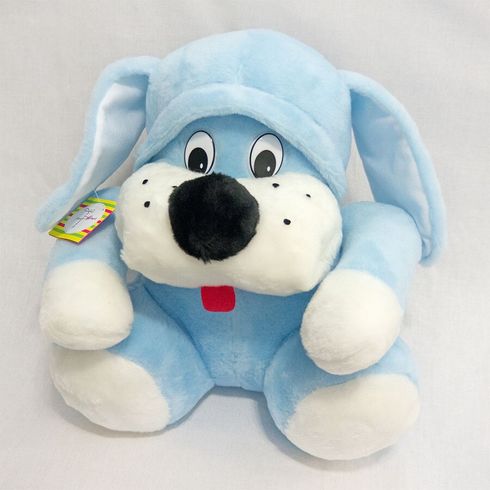 М'яка іграшка Zolushka Собака Пегус 36см блакитна (ZL1632)