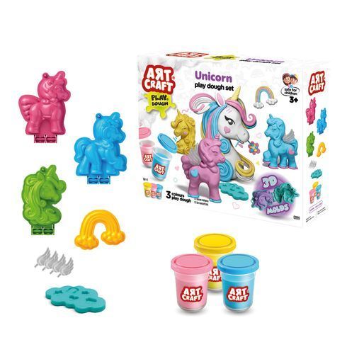 Набор для творчества DEDE Art Craft Тесто для лепки Единороги (03999)
