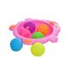 Набір іграшок для купання ємність з м'ячиками 28 см (916-48)