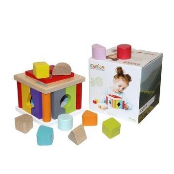 Дерев'яна іграшка Cubika Сортер Квадрат LS5 10 деталей (14378)