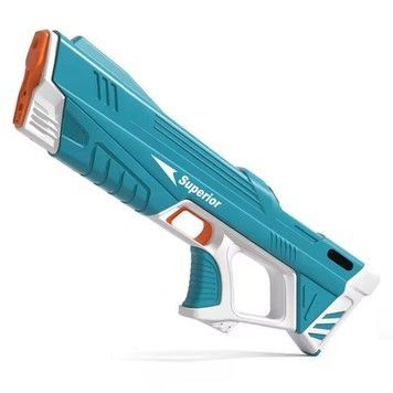 Автомат водяной Water Gun аккумуляторный 43 см голубой (2302BL)