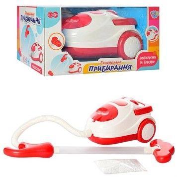 Игрушка Limo Toy пылесос из набора Генеральная уборка красная (MP3213)