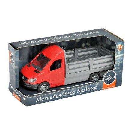 Детская игрушка Tigres Mercedes-Benz Sprinter 1:24 бортовой красный (39673)