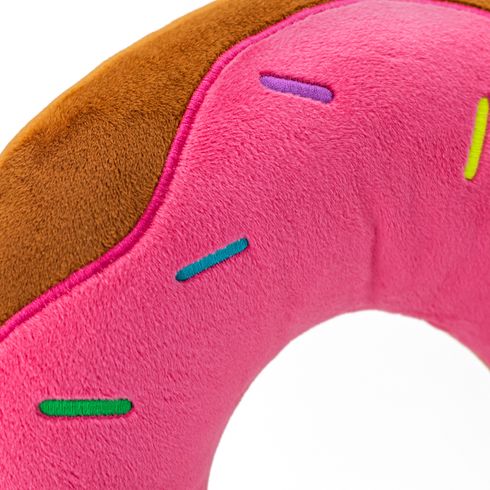 М'яка іграшка Kidsqo Подушка для подорожей Пончик рожевий 30 см (KD6951)