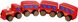 Деревянная игрушка Cubika Поезд классический на магнитах (15375)