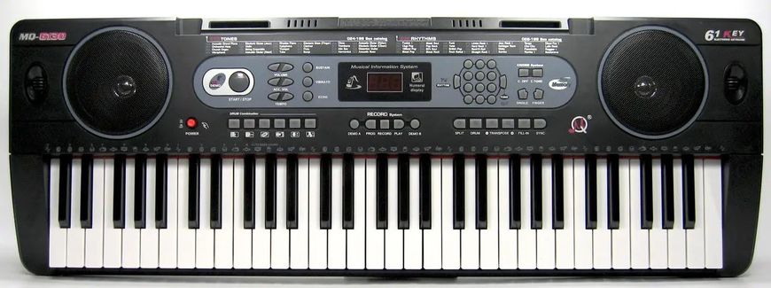 Игрушечный синтезатор 61 клавиша микрофон от сети (220В) (MQ6130)