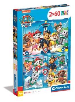Пазл Clementoni SuperColor Команда песиків 2в1, 120 елементів (21617)