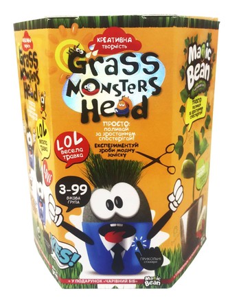 Набір для творчості Danko Toys Magic Bean Grass Monsters (укр.) (GMH-01-02U)