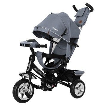 Велосипед-коляска детский TILLY Storm 10 дюймов серый (T-349GREY)