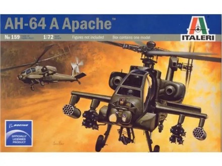 Сборная модель ITALERI 1:72 AH-64 APACHE (IT159)