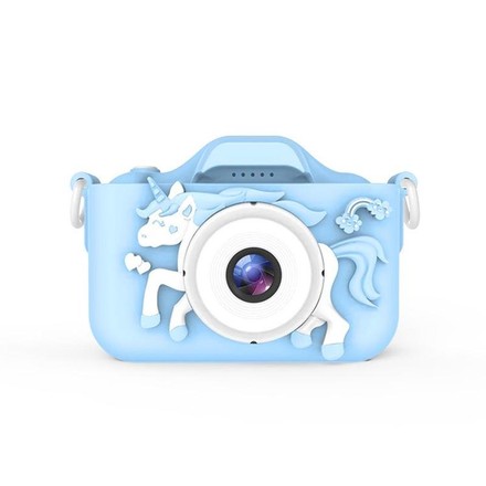 Дитяча камера в чохлі Єдиноріг блакитна (GMBL-42BL)