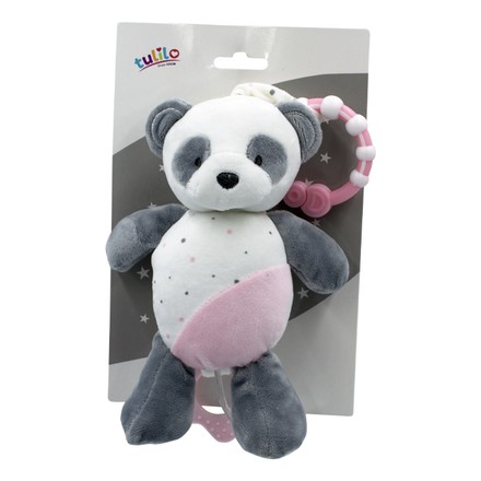 Іграшка підвіска Tulilo Панда м’якая рожева (5138)