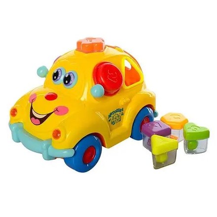 Машинка-сортер Limo Toy крошка Автошка музыкальная со светло-звуковыми эффектами (9170UA)