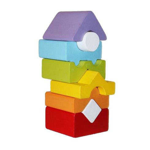 Дерев'яна іграшка Cubika Пірамідка LD-12 8 деталей (15009)
